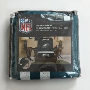 NEW Philadelphia Eagles NFL Reversible Recliner Cover Furniture Protector 80x65